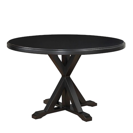 Chesterfield Monet X Base Dining Table, Antique Black CH54337